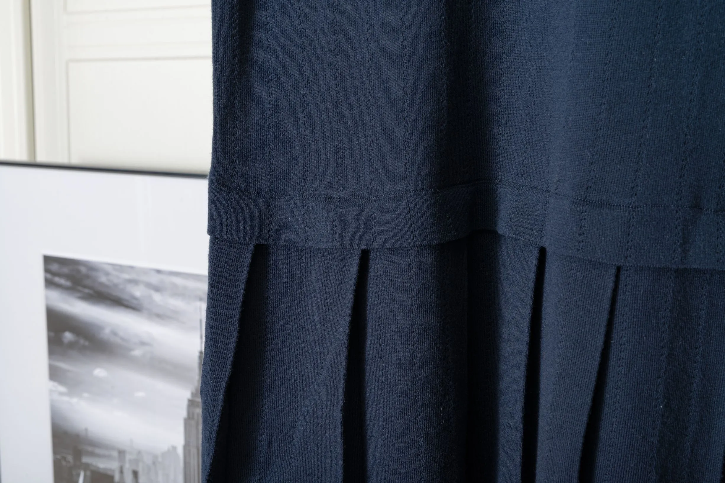 𝑻𝒉𝒐𝒎 𝑩𝒓𝒐𝒘𝒏𝒆 polo (Original ) Thom Browne: polo 1:1 : Navy Blue Size：012